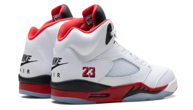 Air Jordan 5 “Fire Red – Black Tongue” (2025)