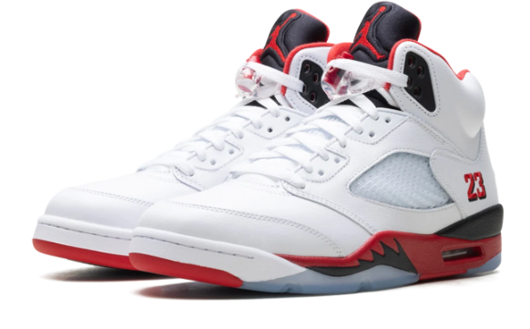 Air Jordan 5 “Fire Red – Black Tongue” (2025)