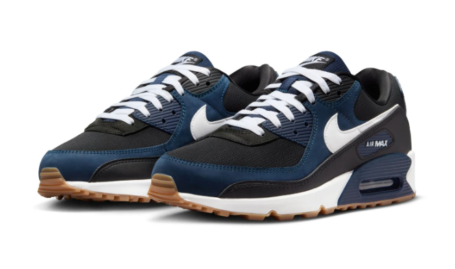 Nike Air Max 90 Men's – Navy / Black / White / Gum