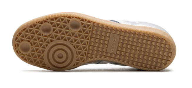 adidas Women's Samba OG – Silver Metallic / Cracked Leather