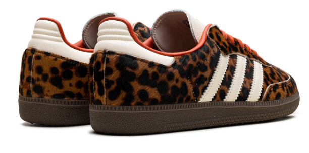 adidas Women's Samba OG “Leopard” – Cream / Orange