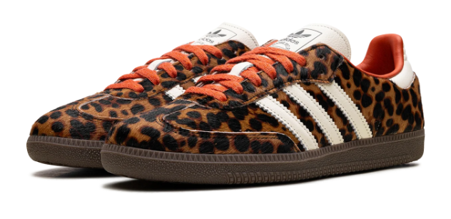 adidas Women's Samba OG “Leopard” – Cream / Orange