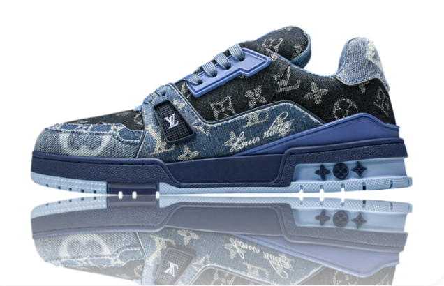 Louis Vuitton LV Trainer Low “Monogram Denim Blue”