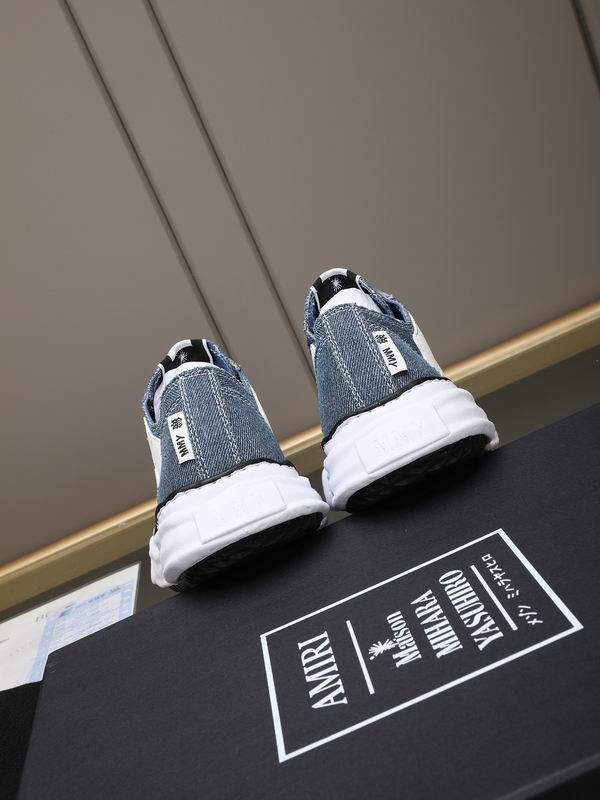 AMIRI Low-Top Sneakers with White Bone Appliqués