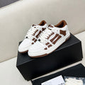 AMIRI Low-Top Sneakers – White / Brown