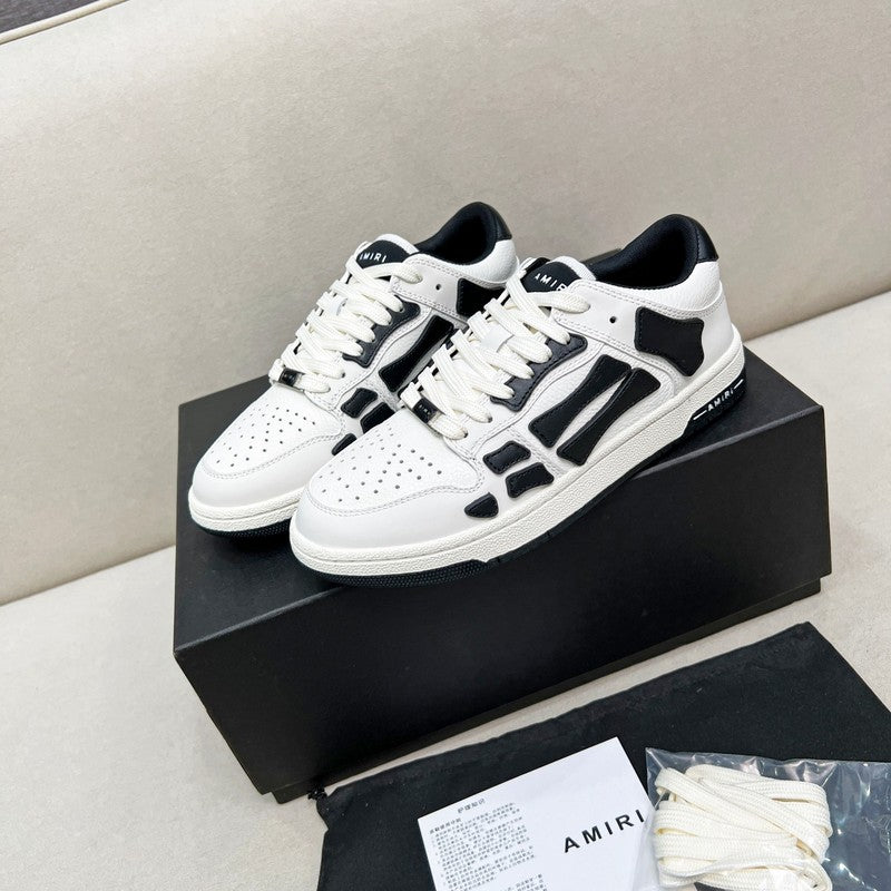 AMIRI Low-Top Sneakers – White / Black