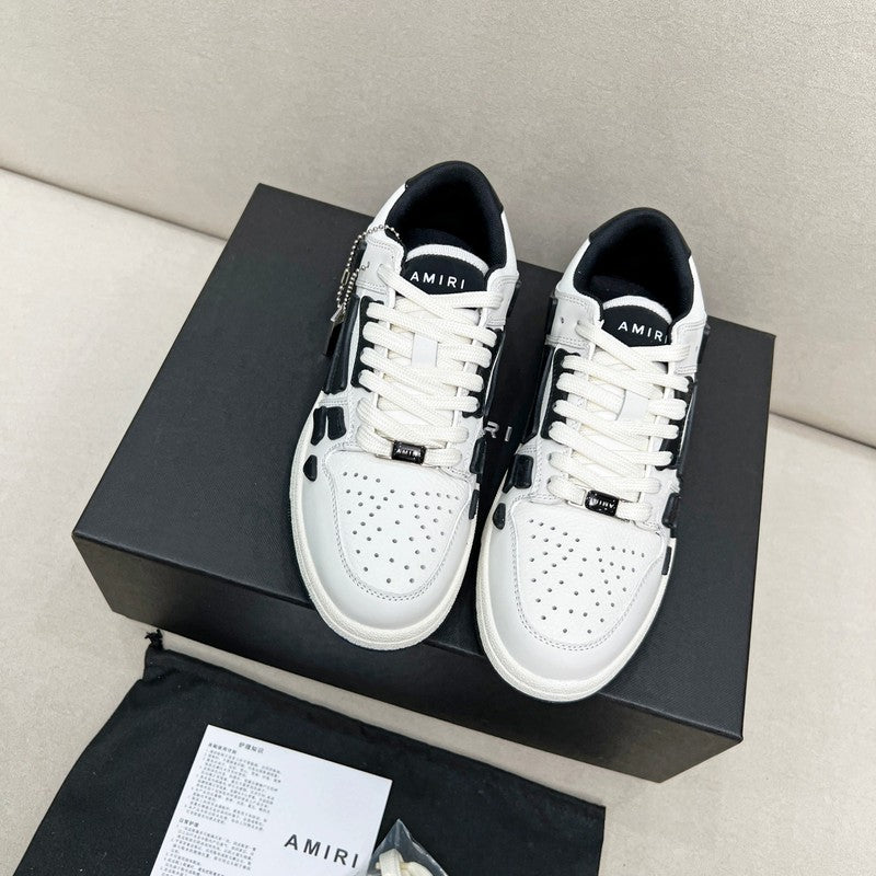 AMIRI Low-Top Sneakers – White / Black