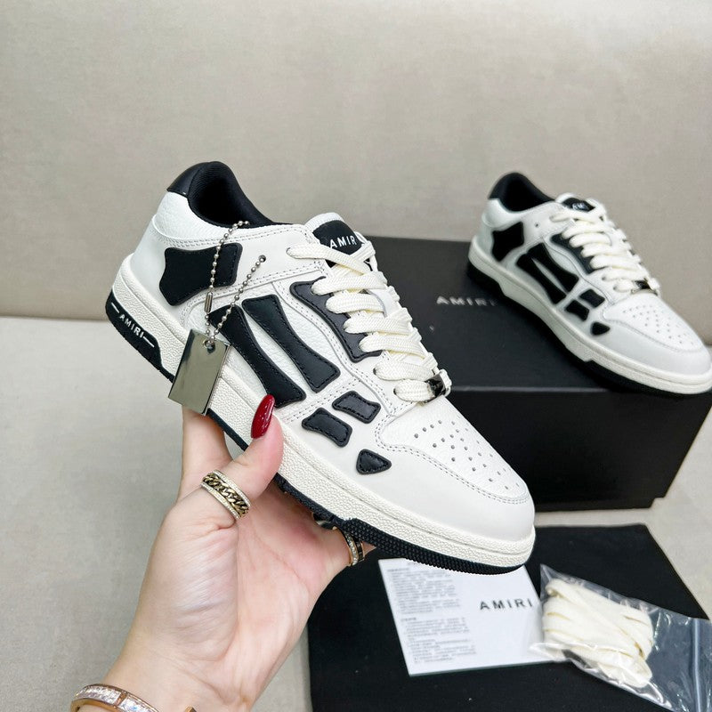 AMIRI Low-Top Sneakers – White / Black