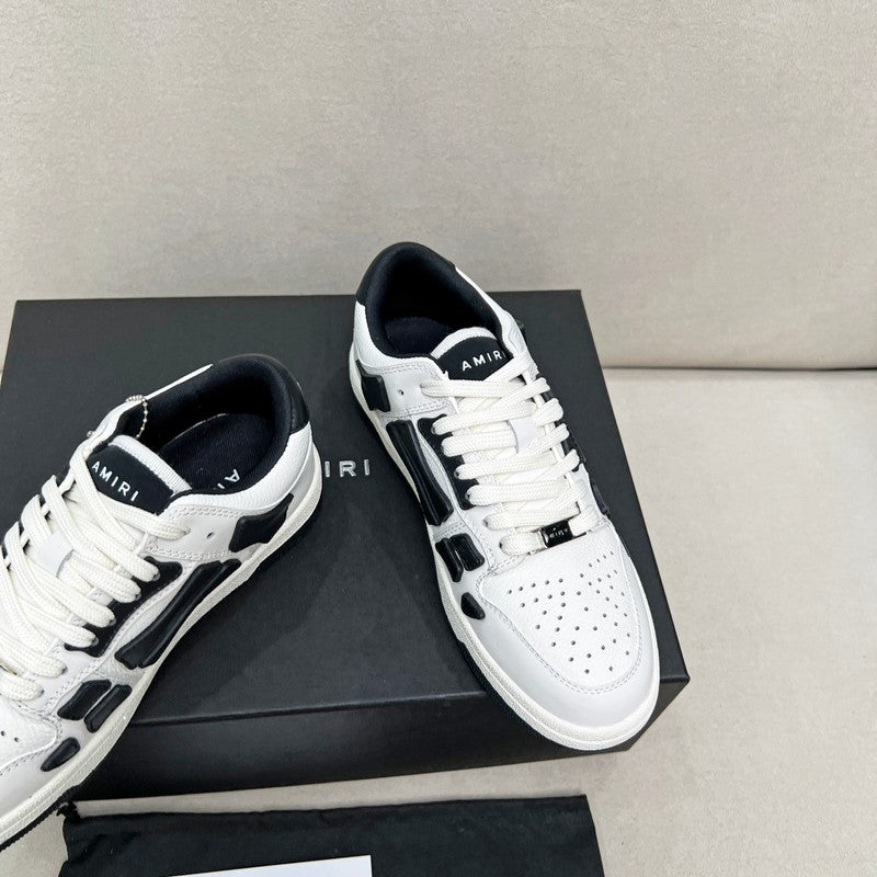 AMIRI Low-Top Sneakers – White / Black