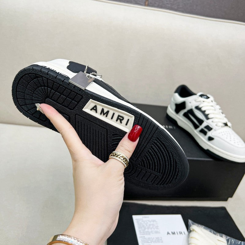 AMIRI Low-Top Sneakers – White / Black