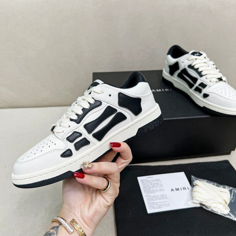 AMIRI Low-Top Sneakers – White / Black