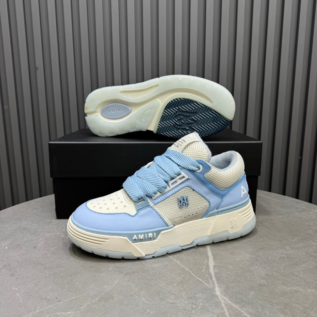 AMIRI Low-Top Sneakers – Light Blue / Cream