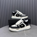AMIRI Low-Top Sneakers – Black / White with Cream Sole