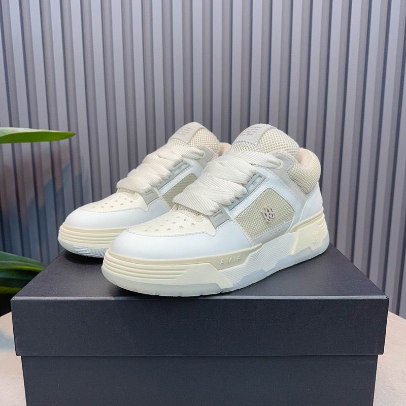 AMIRI Low-Top Sneakers – White / Cream Mesh