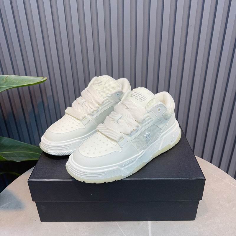 AMIRI Low-Top Sneakers – White / Light Grey / Ivory