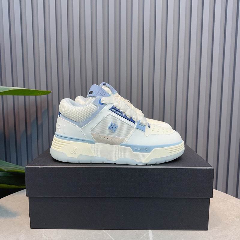 AMIRI Low-Top Sneakers – Light Blue / Ivory Mesh