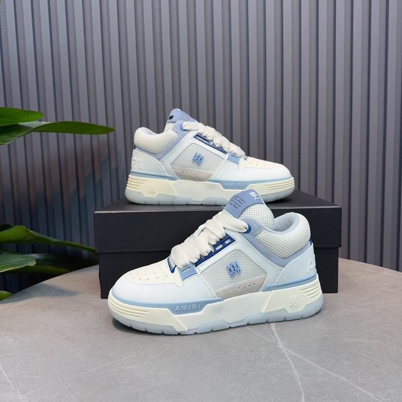 AMIRI Low-Top Sneakers – Light Blue / Ivory Mesh