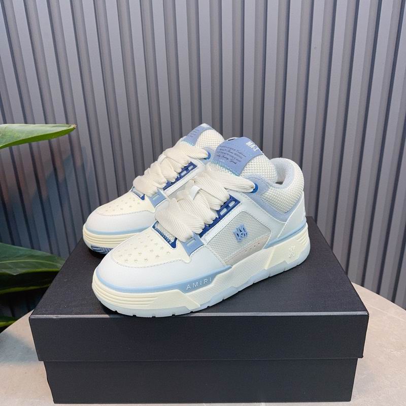AMIRI Low-Top Sneakers – Light Blue / Ivory Mesh