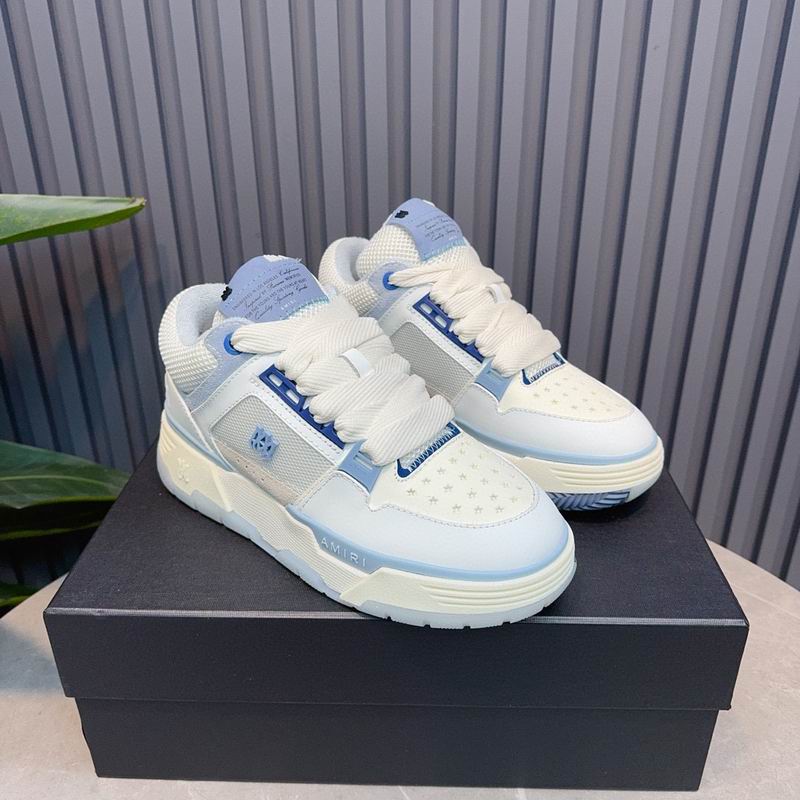 AMIRI Low-Top Sneakers – Light Blue / Ivory Mesh