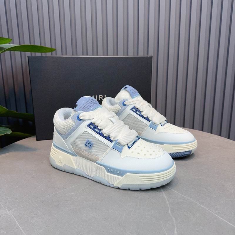 AMIRI Low-Top Sneakers – Light Blue / Ivory Mesh