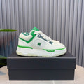 AMIRI Low-Top Sneakers – White / Green Mesh