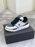 AMIRI Low-Top Sneakers – White / Grey / Black with Cream Sole