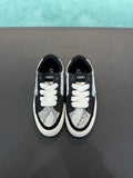 AMIRI Low-Top Sneakers – Black / White Snakeskin Print with Star Details