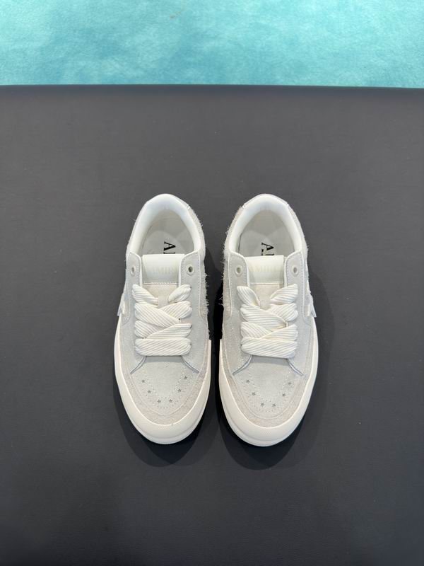 AMIRI Low-Top Sneakers – White / Cream with Star Details