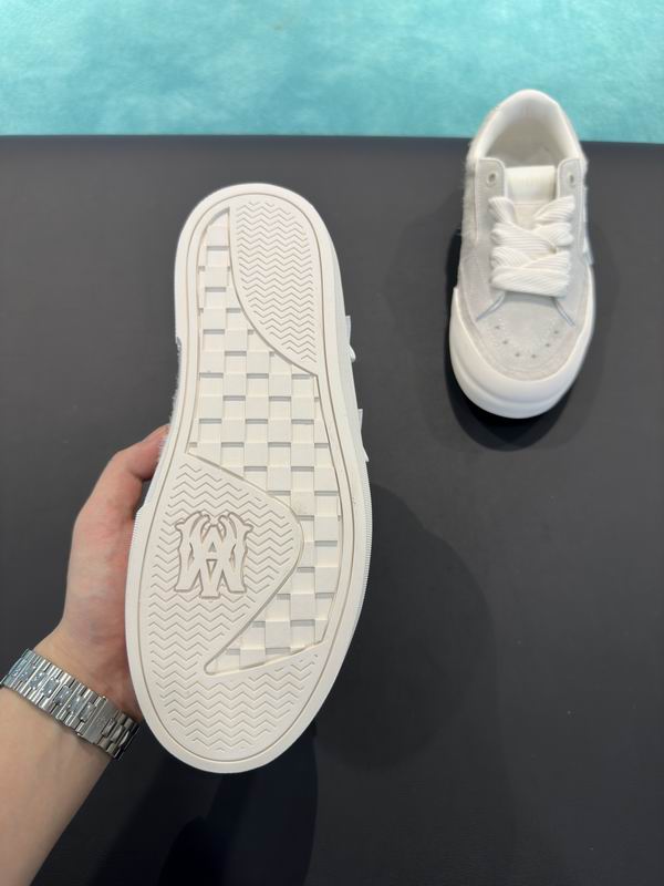 AMIRI Low-Top Sneakers – White / Cream with Star Details