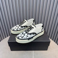 AMIRI Black and White Star Low-Top Sneakers