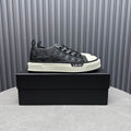 AMIRI Black Star Low-Top Sneakers with White Toe Caps