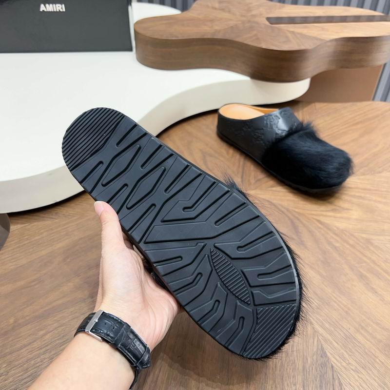 Black Embossed-Upper Textured-Toe Mules