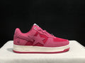 Rose Pink & Berry Star-Detail Low-Top Sneakers