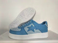 BAPE Two-Tone Blue Star Low-Top Sneakers