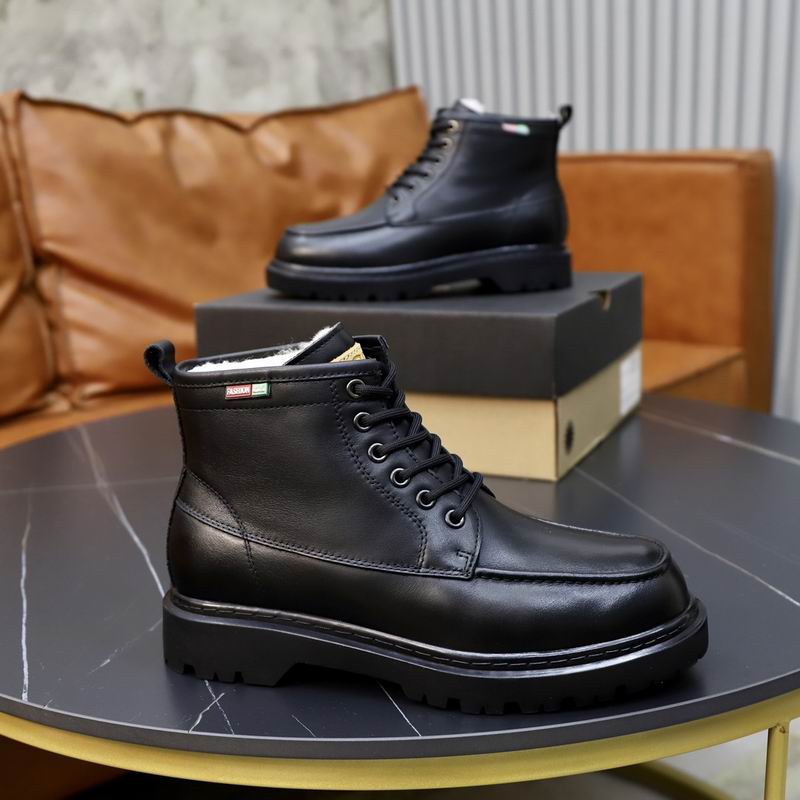 UGG Black Lace-Up Ankle Boots with Plush Lining
