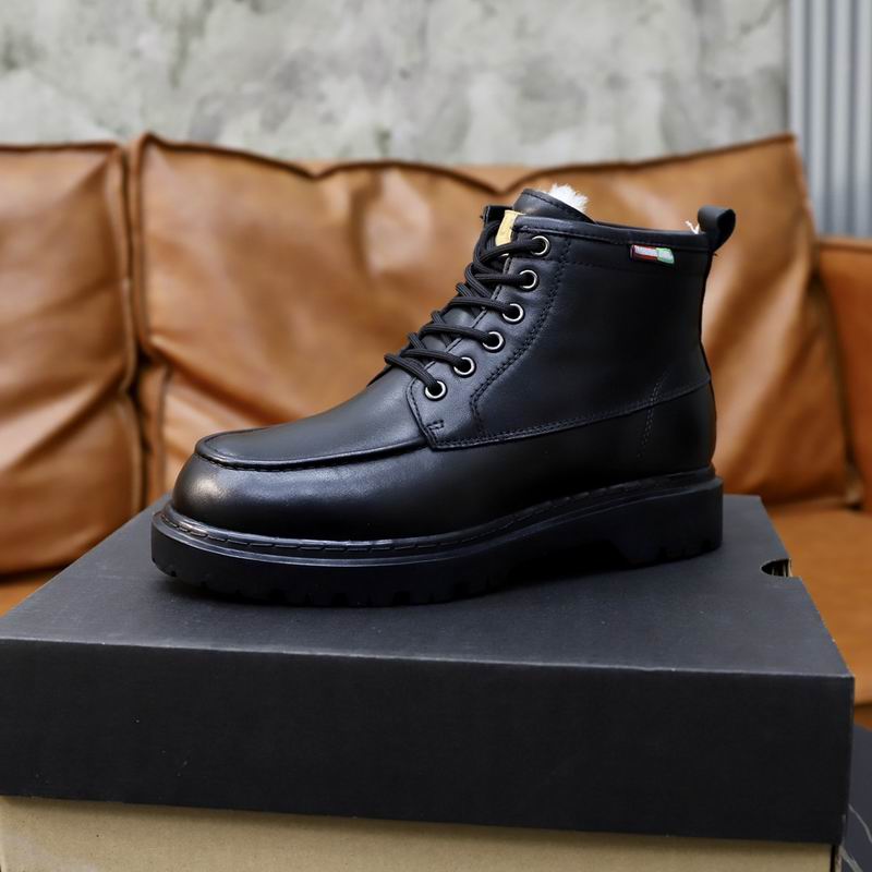 UGG Black Lace-Up Ankle Boots with Plush Lining