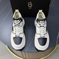 UGG Cream and Black Chunky High-Top Sneakers