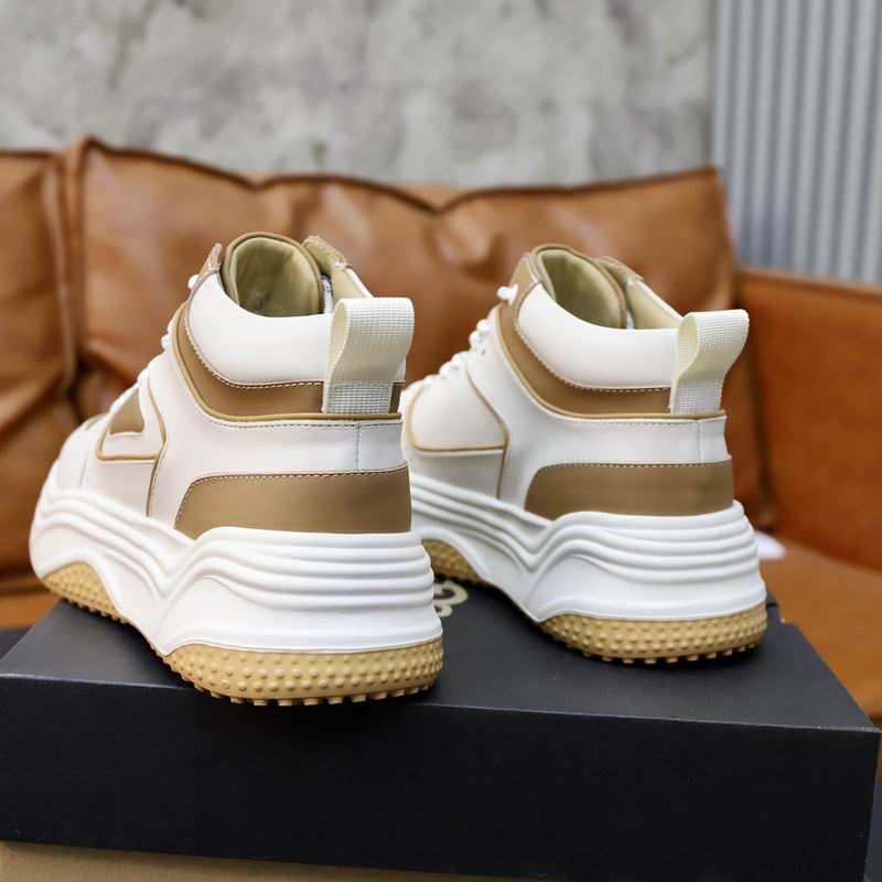 UGG Cream and Tan Chunky High-Top Sneakers