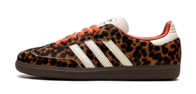 adidas Women's Samba OG “Leopard” – Cream / Orange