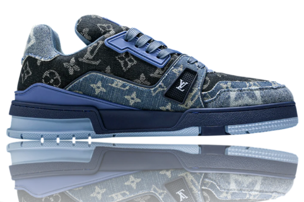 Louis Vuitton LV Trainer Low “Monogram Denim Blue”