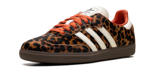 adidas Women's Samba OG “Leopard” – Cream / Orange